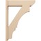 Ekena Millwork 8-in W x 32-in D x 44-in H Balboa Slat Rough Cedar Woodgrain TimberThane Outlooker, Primed Tan OUTUR080X32X44BOA24RCPR - alternate 5
